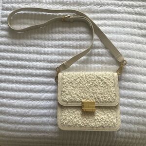FRAME Le Signature Mini Bouclé Crossbody Bag